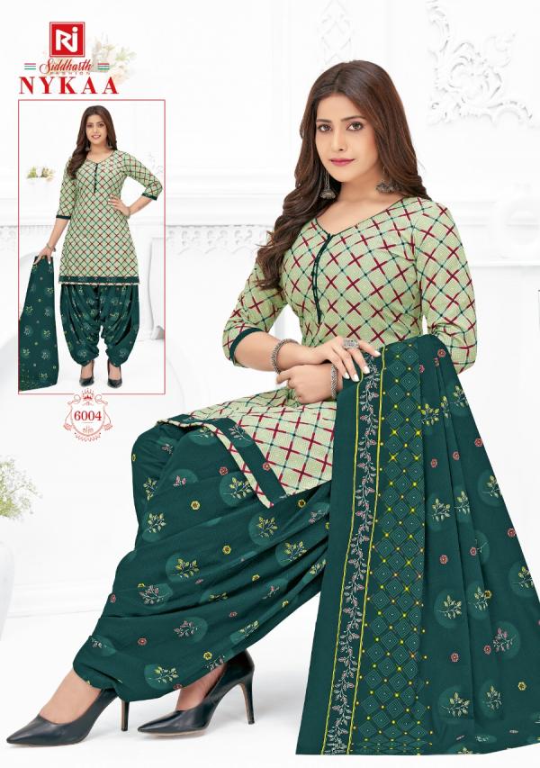 Siddharth Nykaa Vol-6 Cotton Designer Readymade Suit 